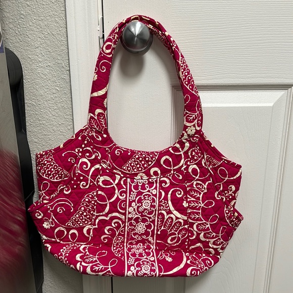 Twirly Birds Pink Vera Bradley Purse Never Worn - Picture 1 of 4